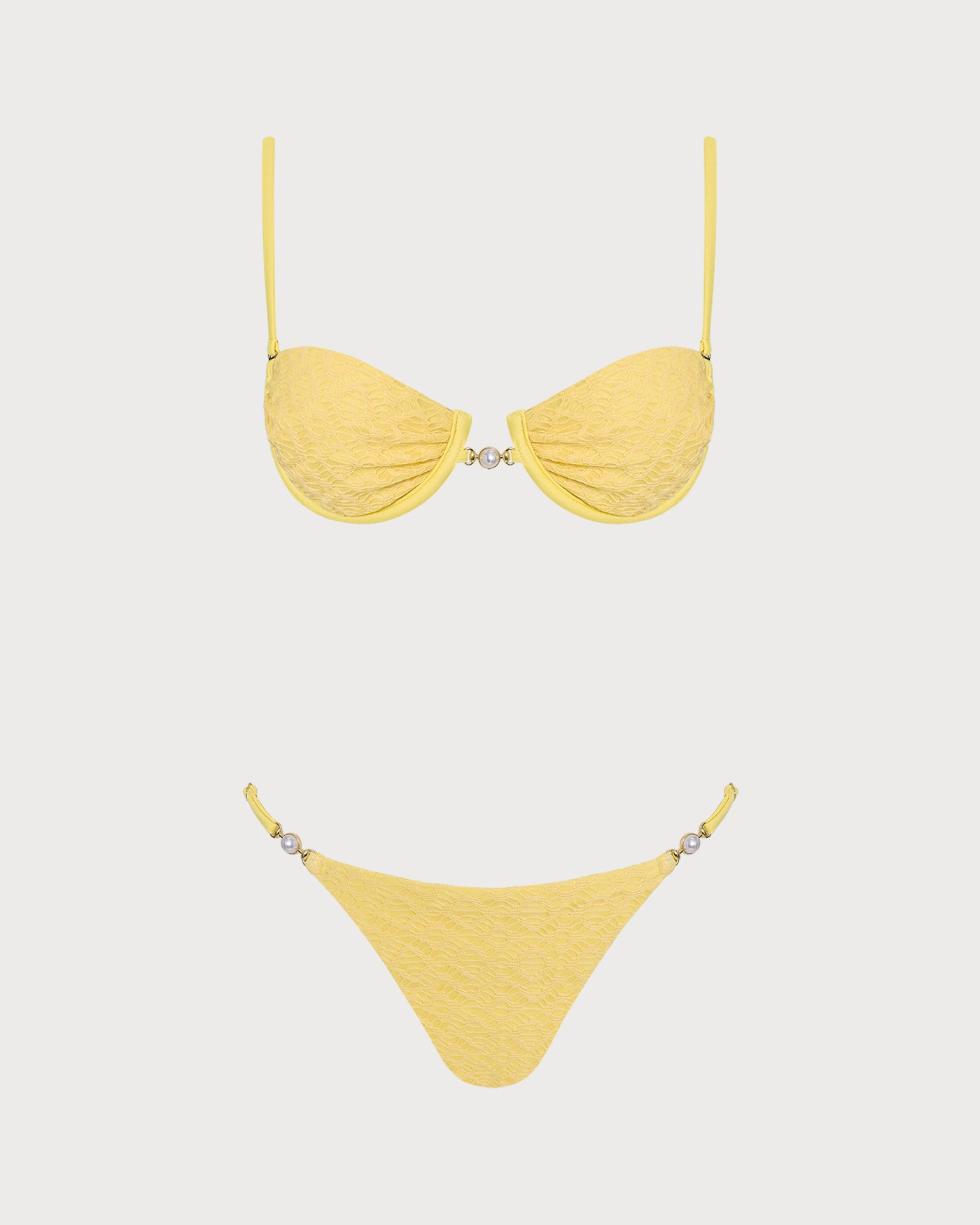 Women's Knitted Polyester Bikini Set Bikinis - RIHOAS