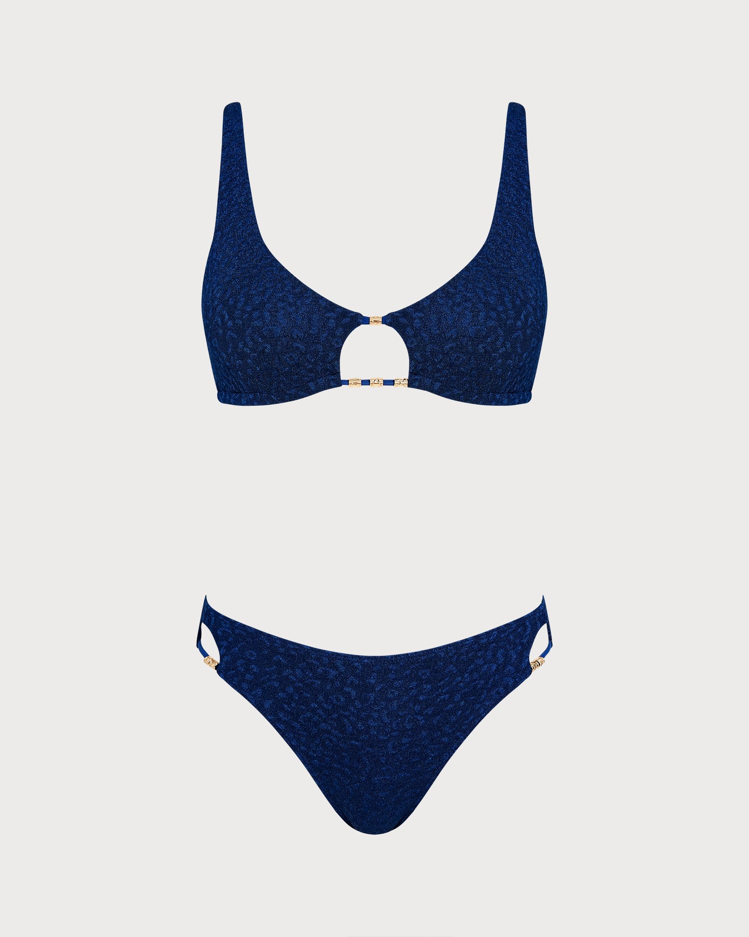 Women's Knitted Polyester Bikini Set - RIHOAS - 01