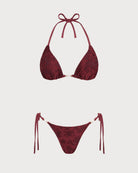 Women's Knitted Polyester Bikini Set Bikinis - RIHOAS