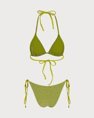 Women's Knitted Polyester Bikini Set Bikinis - RIHOAS