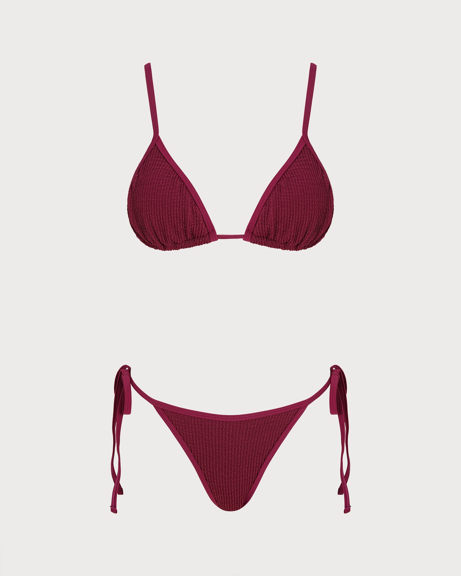 Women's Knitted Polyester Bikini Set - RIHOAS - 01