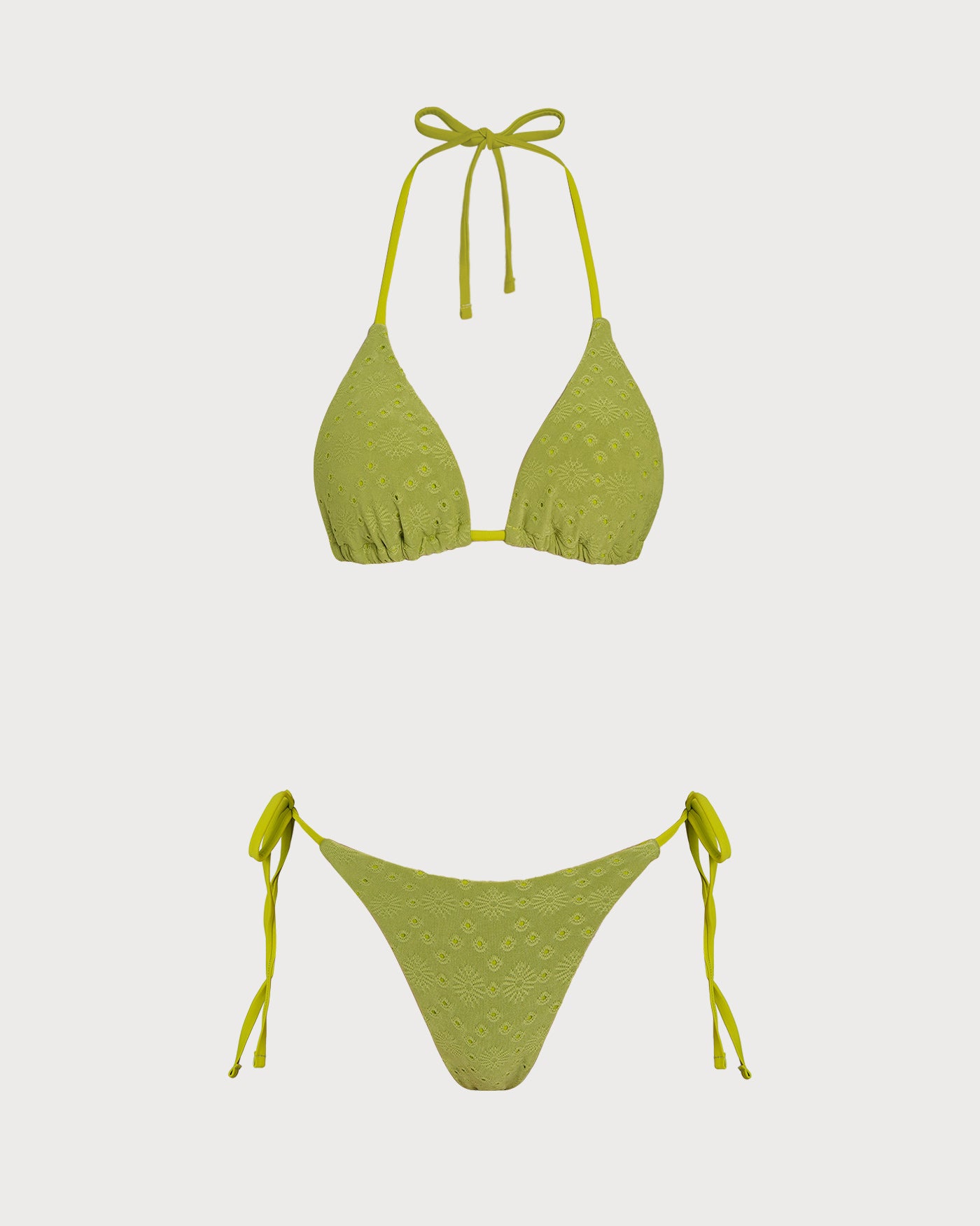 Women's Knitted Polyester Bikini Set Bikinis - RIHOAS