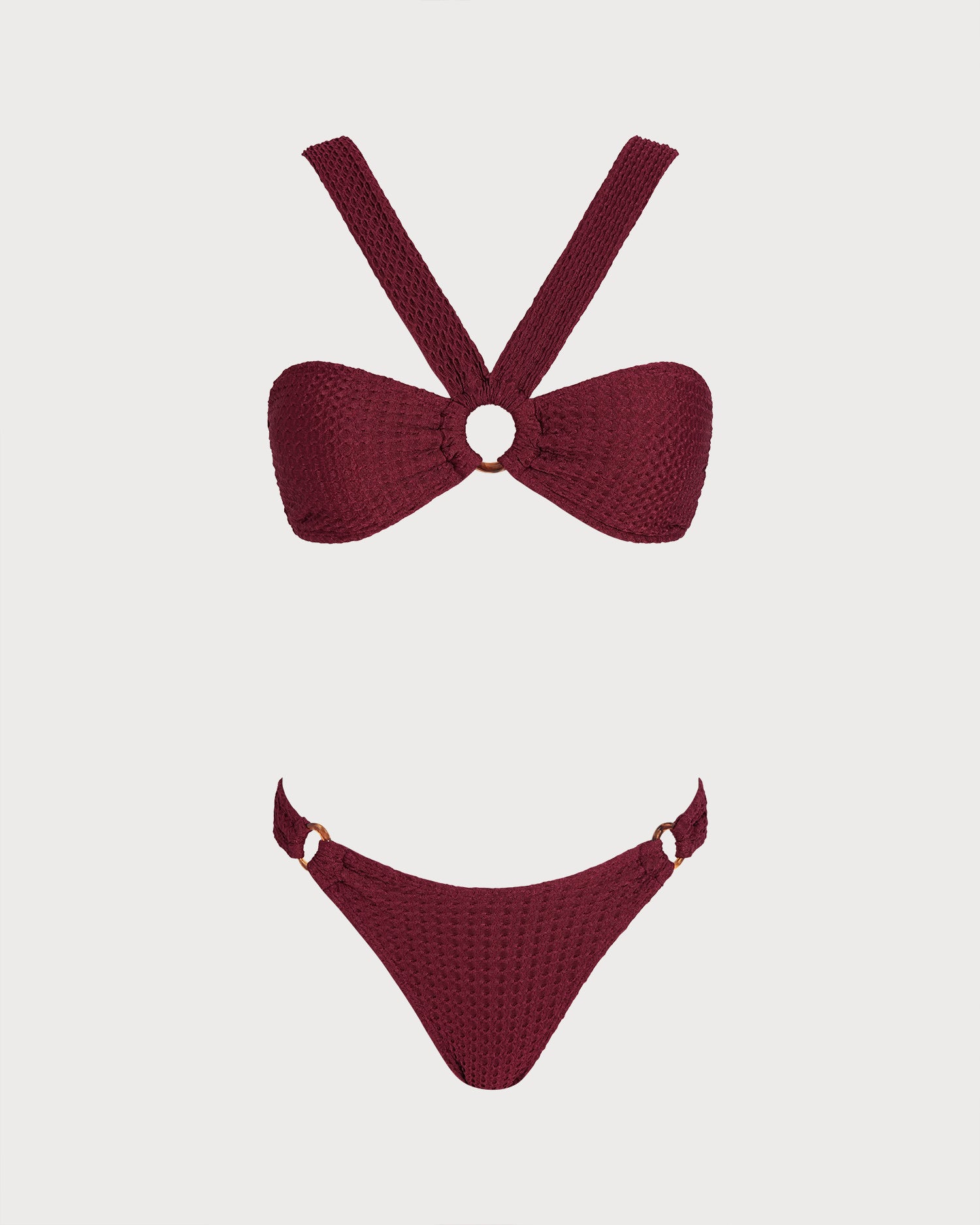Women's Knitted Polyester Bikini Set Bikinis - RIHOAS