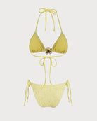 Women's Knitted Polyester Bikini Set Bikinis - RIHOAS