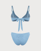Women's Knitted Polyester Bikini Set - RIHOAS