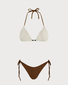 Women's Knitted Polyester Bikini Set Bikinis - RIHOAS