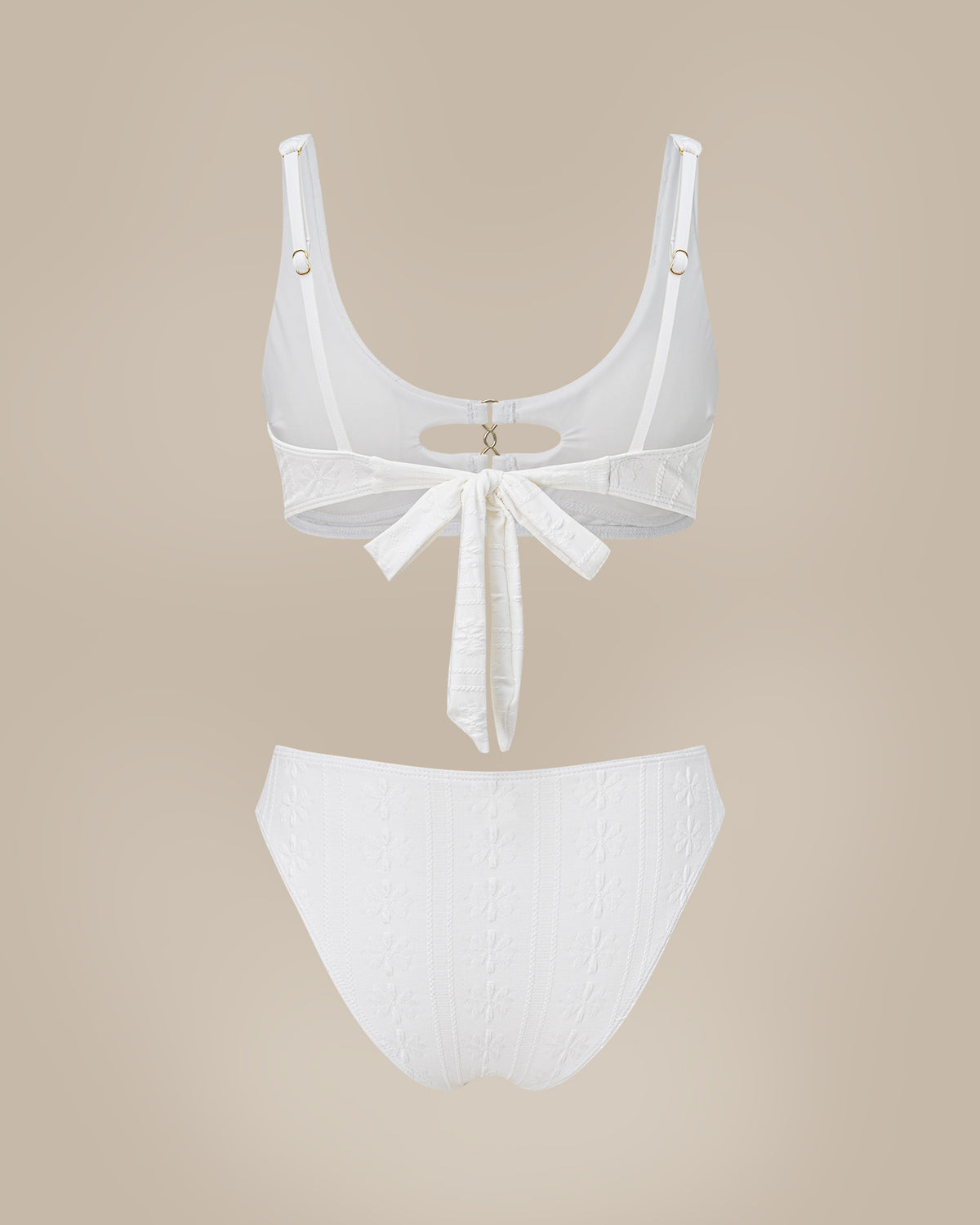Women's Knitted Polyester Bikini Set - RIHOAS