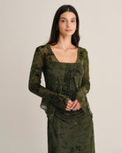 Women's Knitted Polyester Blouses - RIHOAS - 01