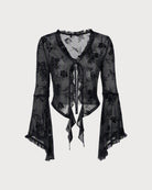 Women's Knitted Polyester Blouses - RIHOAS - 03