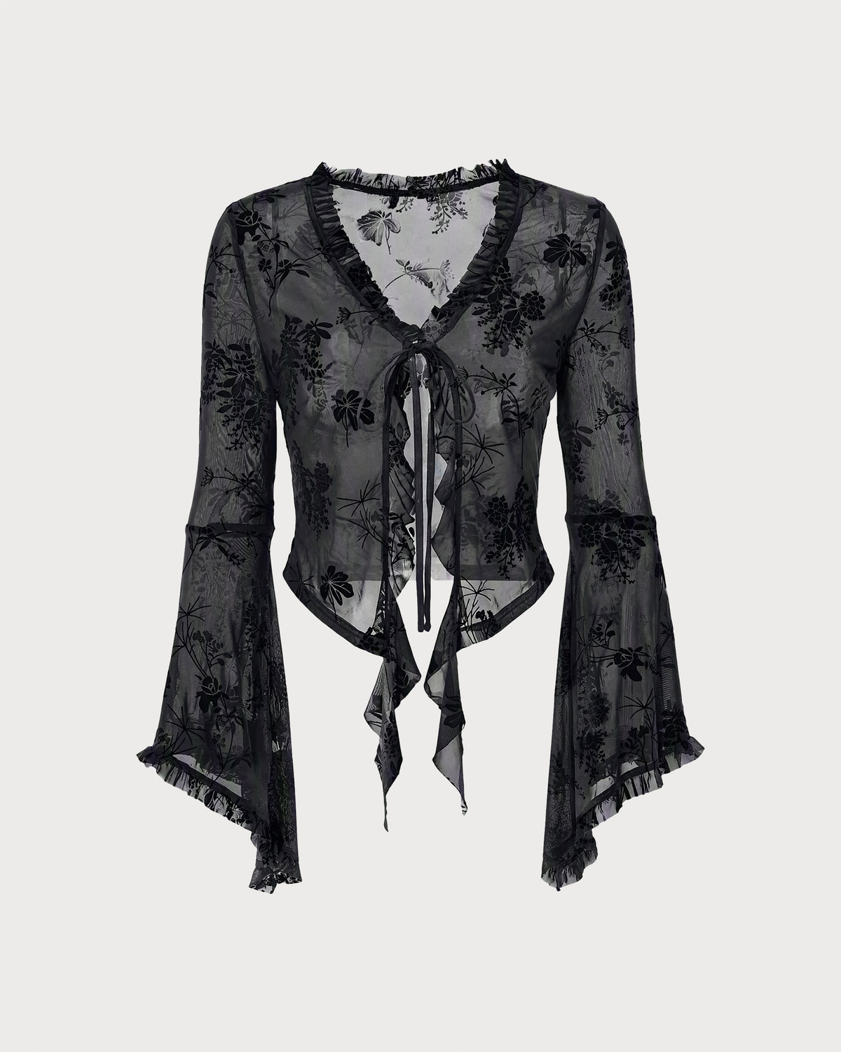 Women's Knitted Polyester Blouses - RIHOAS - 03