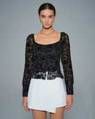 Women's Knitted Polyester Blouses Tops - RIHOAS