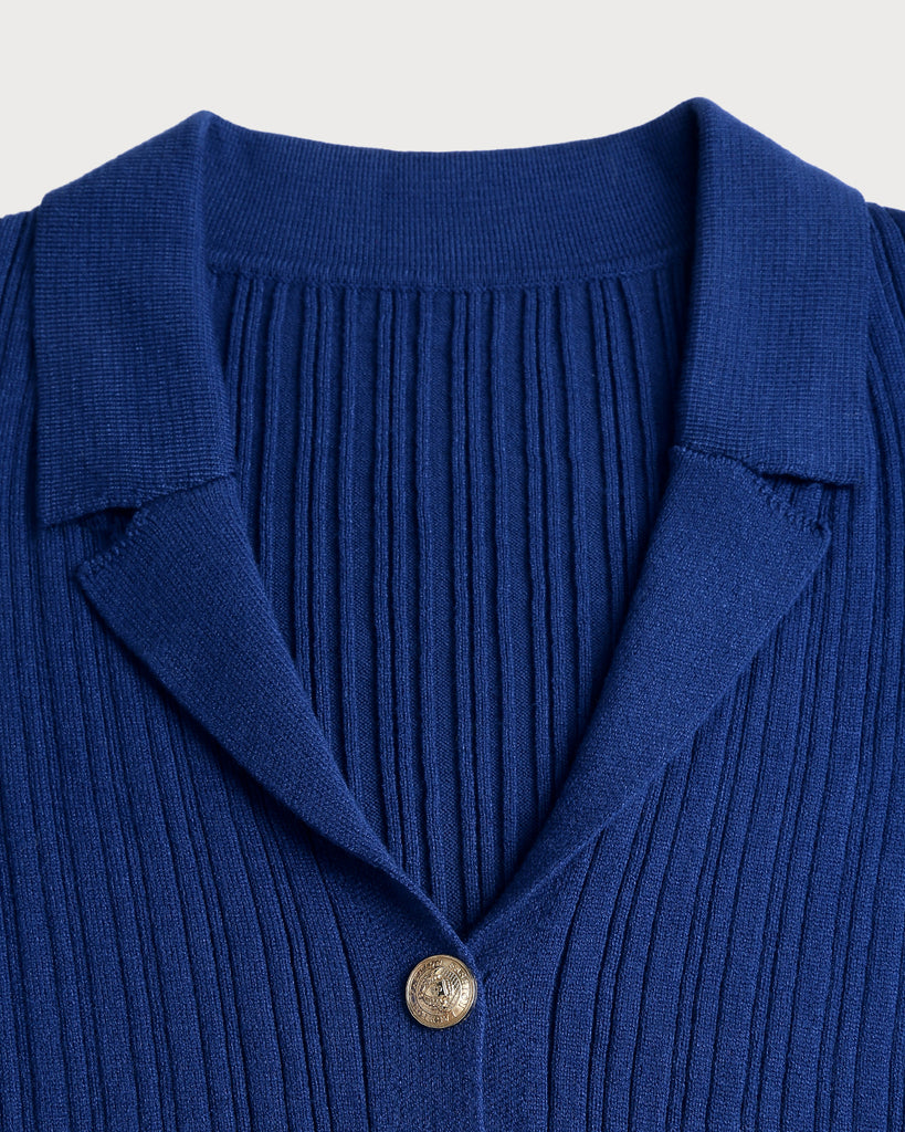 Women's Knitted Polyester Cardigan Sweater Tops - RIHOAS