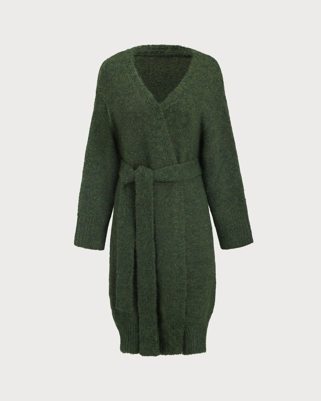 Women's Knitted Polyester Cardigan Sweater Tops - RIHOAS