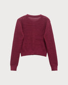 Women's Knitted Polyester Cardigan Tops - RIHOAS