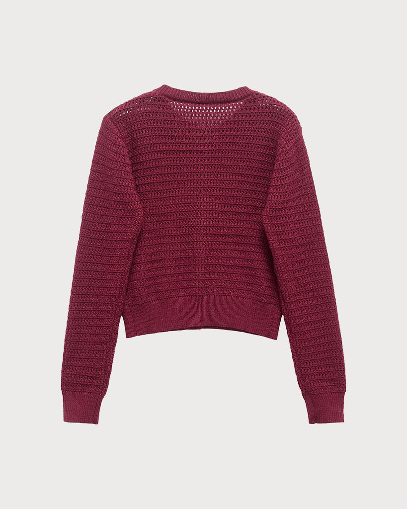 Women's Knitted Polyester Cardigan Tops - RIHOAS