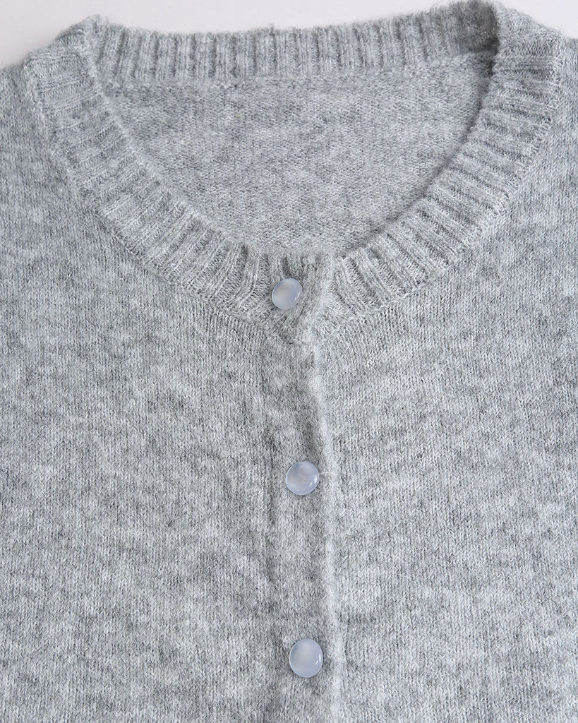 Women's Knitted Polyester Cardigan Tops - RIHOAS