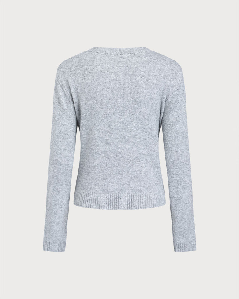 Women's Knitted Polyester Cardigan Tops - RIHOAS