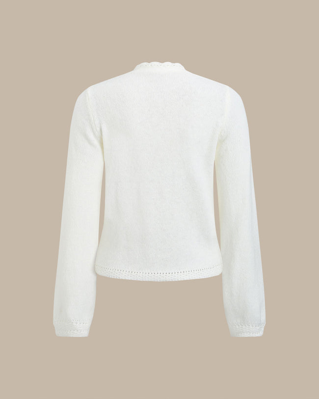 Women's Knitted Polyester Cardigan Tops - RIHOAS