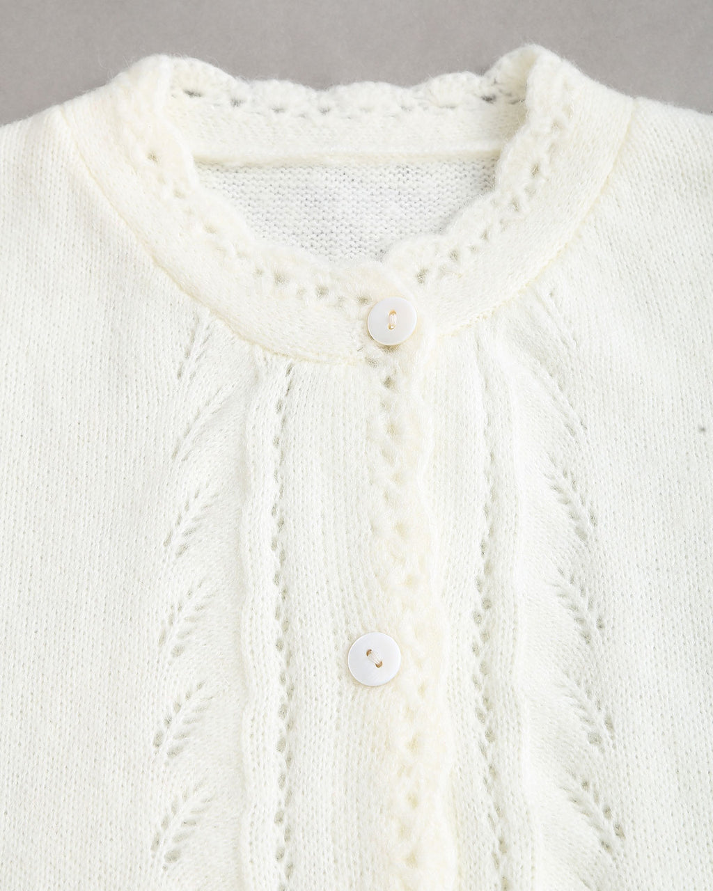 Women's Knitted Polyester Cardigan Tops - RIHOAS