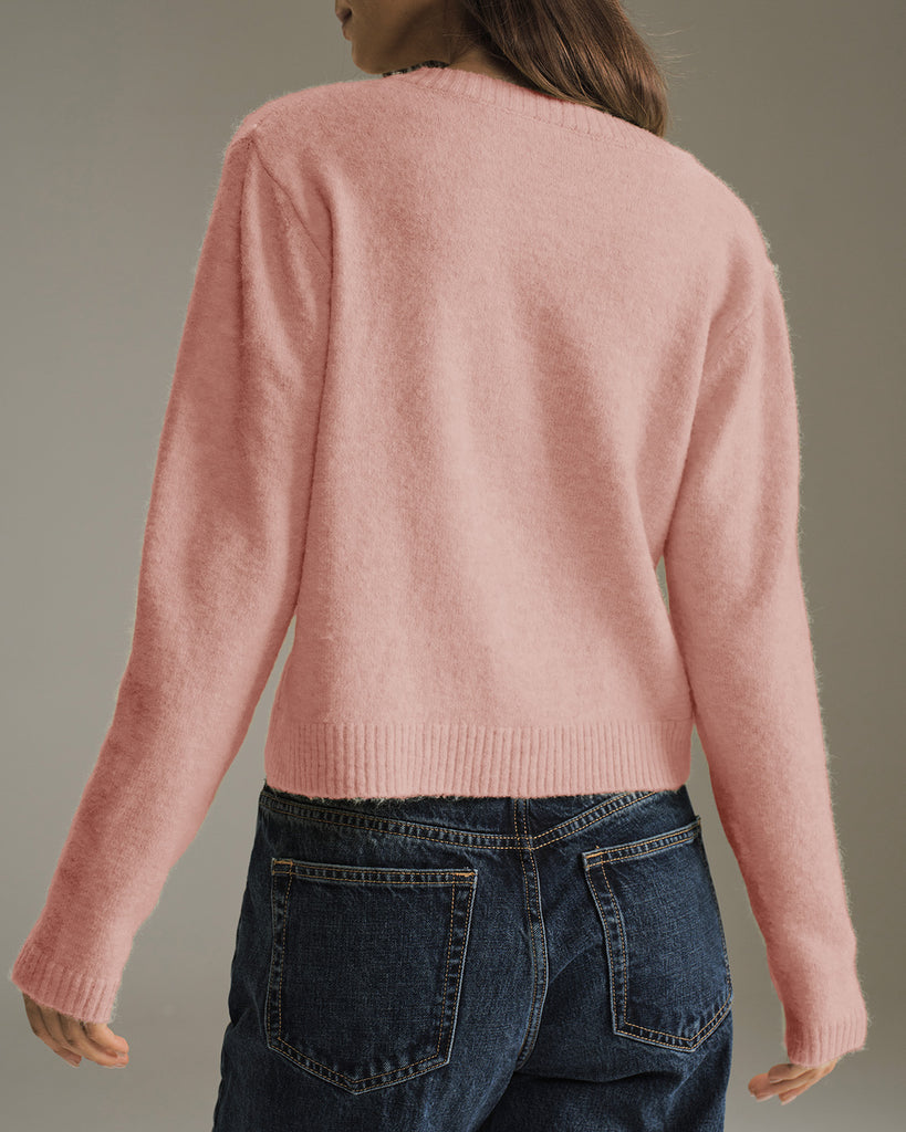 Women's Knitted Polyester Cardigan Tops - RIHOAS