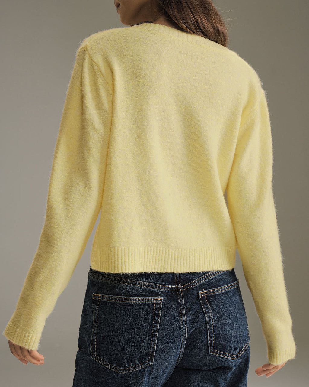Women's Knitted Polyester Cardigan Tops - RIHOAS