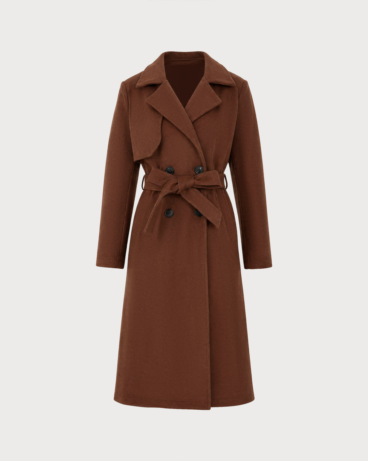 Women's Knitted Polyester Coat - RIHOAS - 01