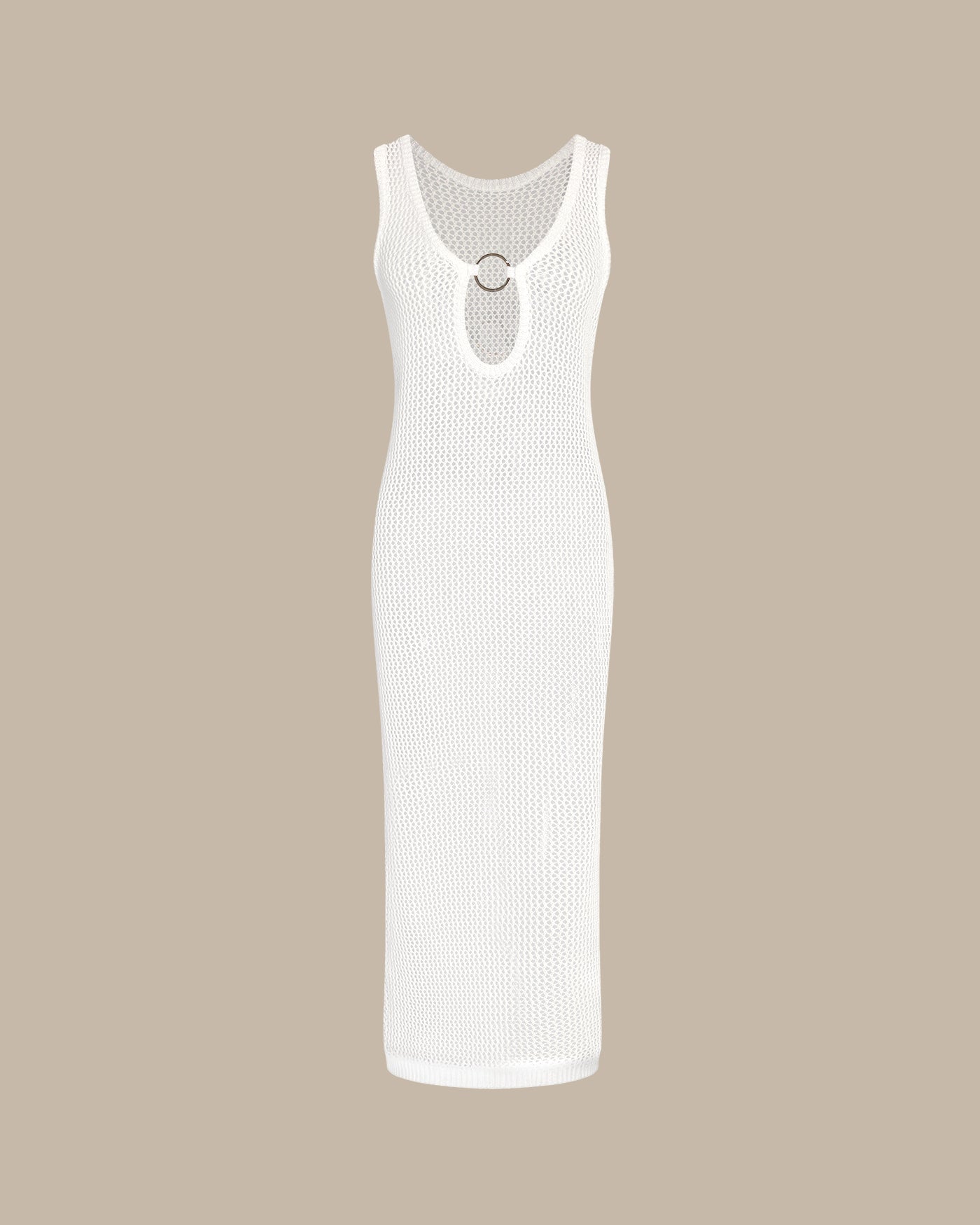 Women's Knitted Polyester Cover-Up Cover-ups - RIHOAS