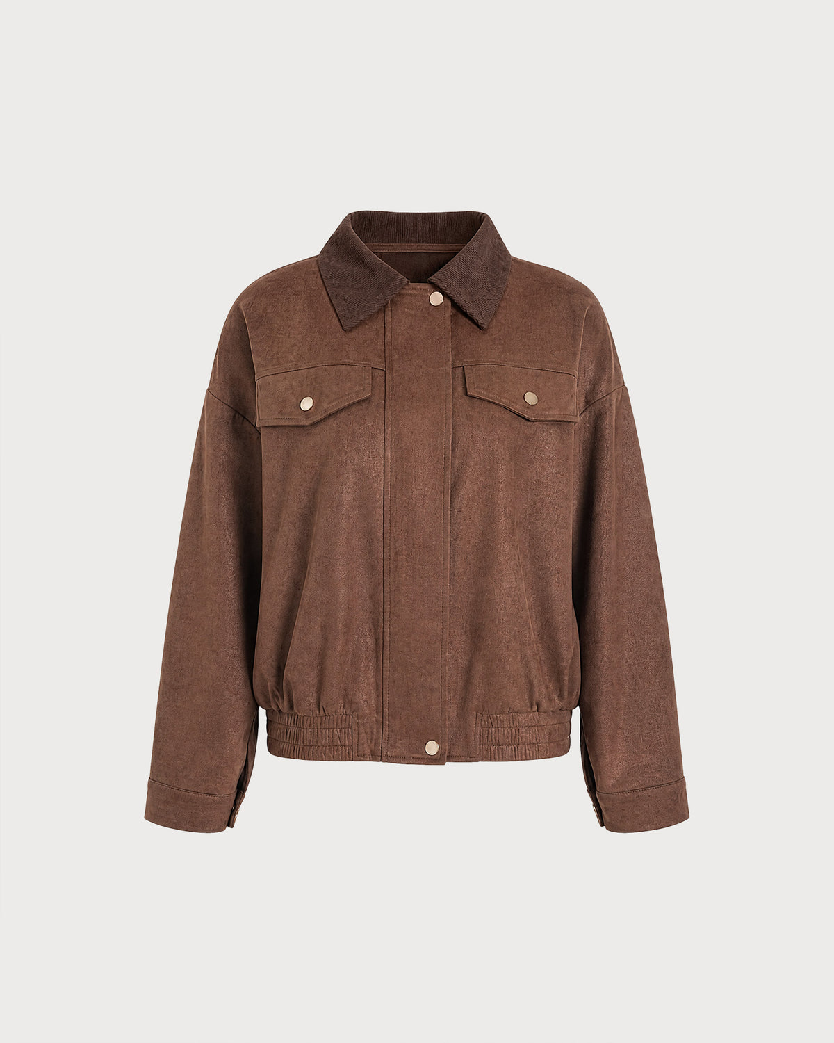 Women's Knitted Polyester Jacket - RIHOAS - 01