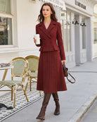 Women's knitted polyester jacket Outerwear - RIHOAS