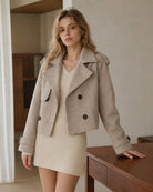 Women's Knitted Polyester Jacket - RIHOAS