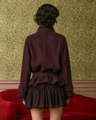 Women's Knitted Polyester Jacket - RIHOAS