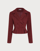 Women's knitted polyester jacket Outerwear - RIHOAS