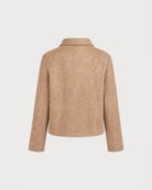 Women's Knitted Polyester Jacket - RIHOAS - 02