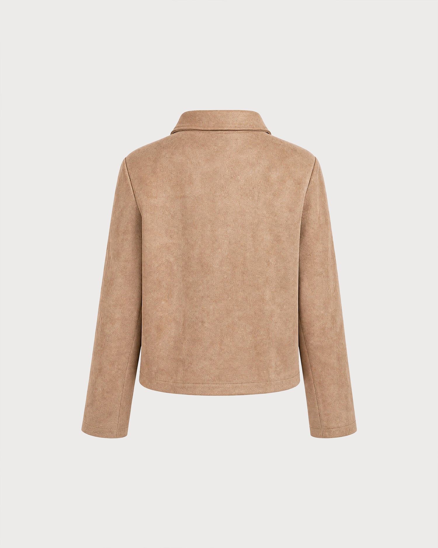 Women's Knitted Polyester Jacket - RIHOAS - 02