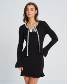 Women's Knitted Polyester Knit Cardigans Tops - RIHOAS