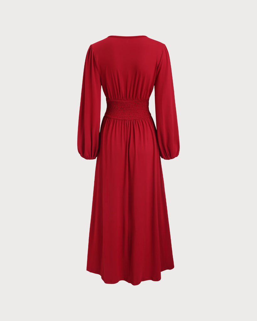 Women's Knitted Polyester Long Dress Dresses - RIHOAS