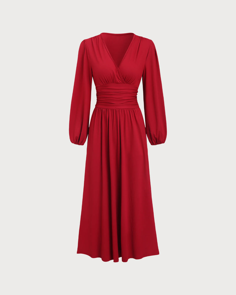 Women's Knitted Polyester Long Dress Dresses - RIHOAS
