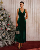 Women's Knitted Polyester Maxi Dress Dresses - RIHOAS