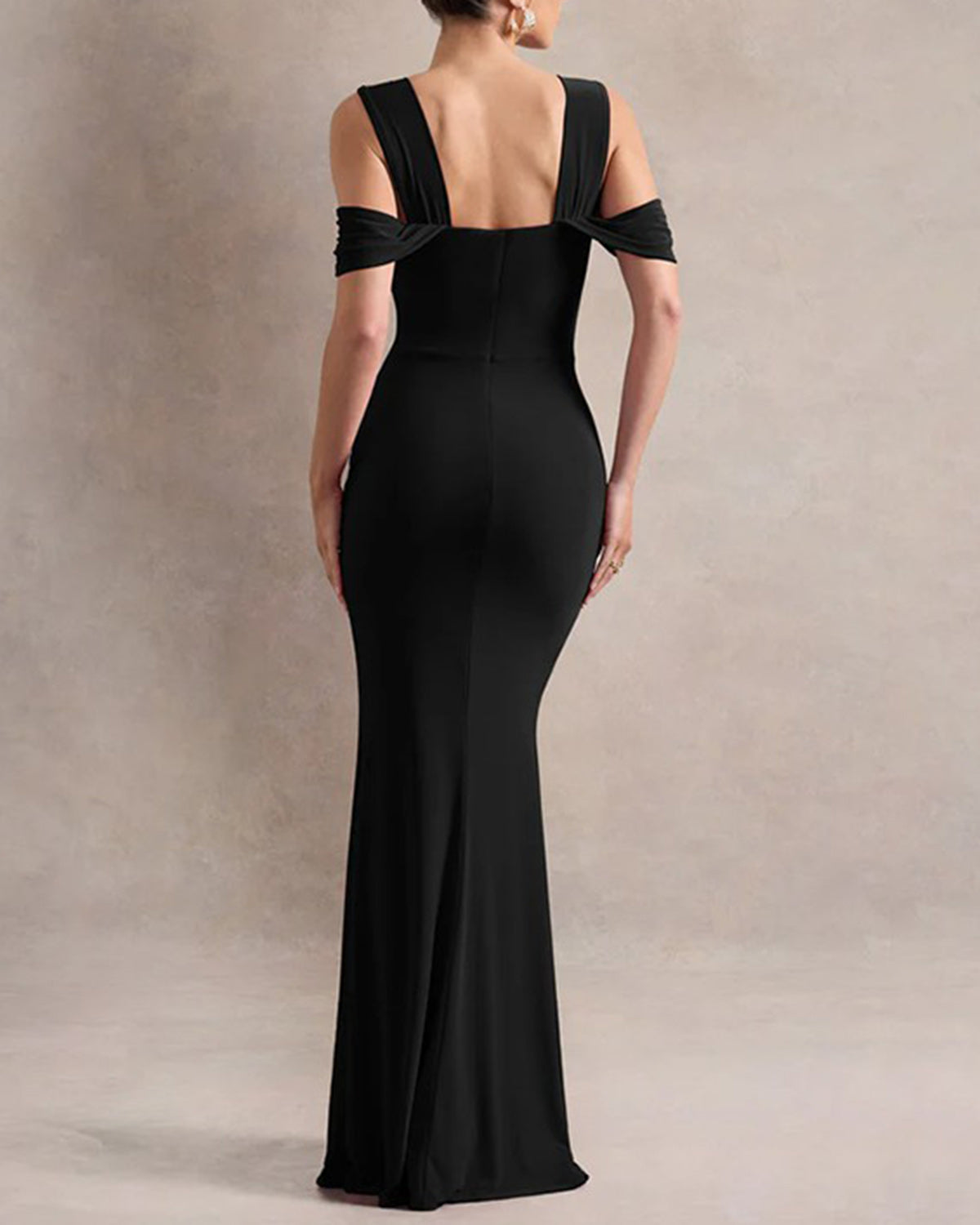 Women's Knitted Polyester Maxi Dress Dresses - RIHOAS