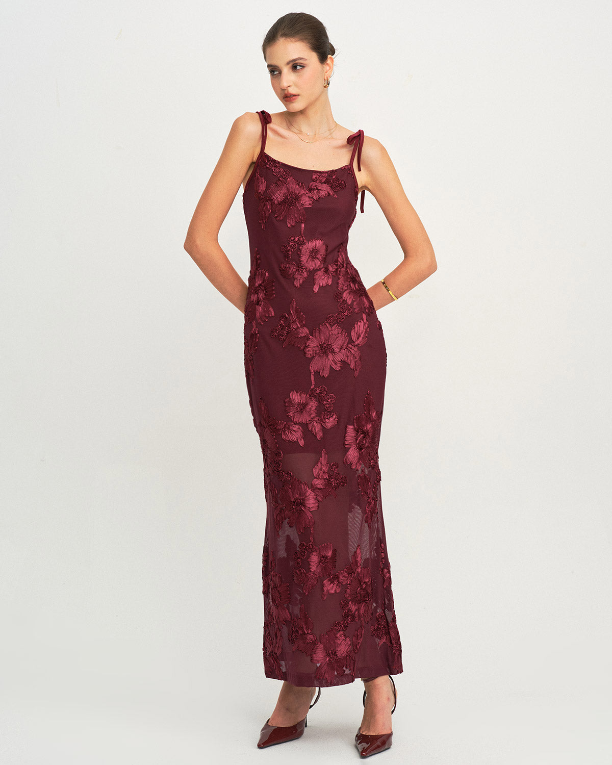 Women's Knitted Polyester Maxi Dress Dresses - RIHOAS