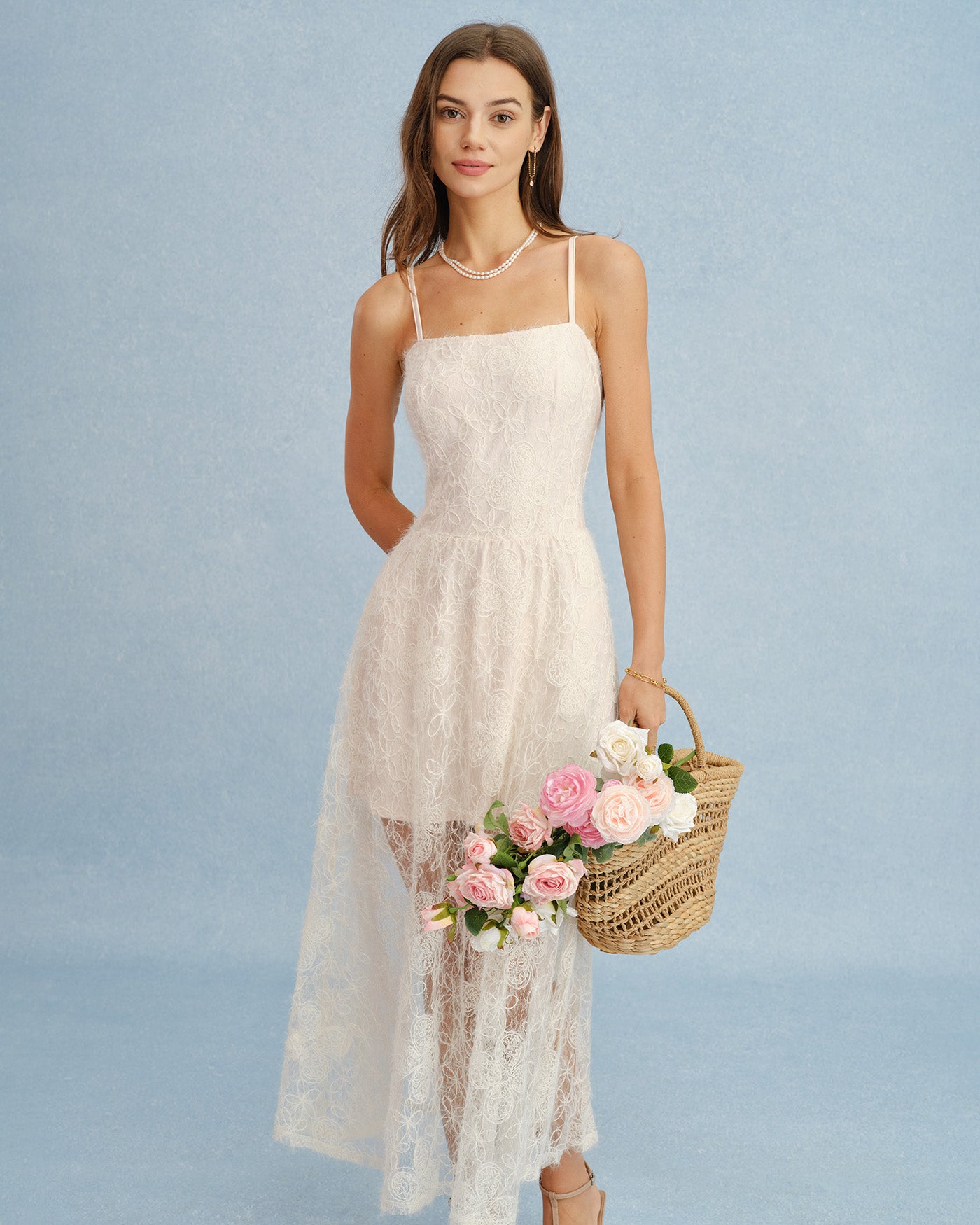 Women's Knitted Polyester Maxi Dress Dresses - RIHOAS