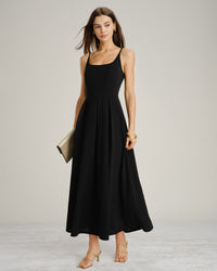 Women's Knitted Polyester Maxi Dress Dresses - RIHOAS