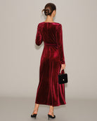 Women's Knitted Polyester Maxi Dress Dresses - RIHOAS