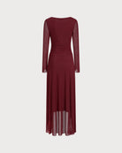 Women's Knitted Polyester Maxi Dress Dresses - RIHOAS