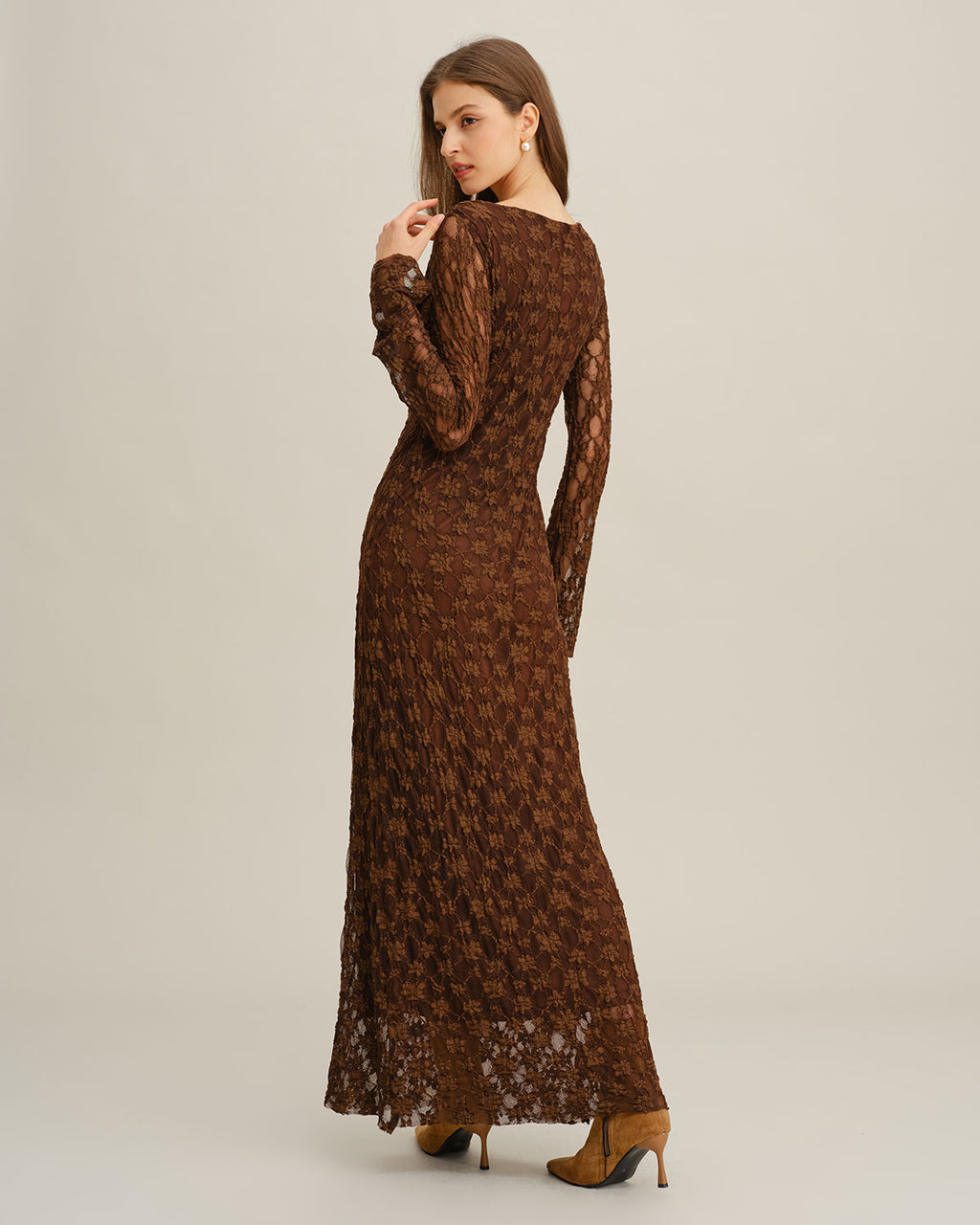 Women's Knitted Polyester Maxi Dresses Dresses - RIHOAS