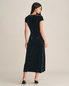 Women's Knitted Polyester Maxi Dresses - RIHOAS - 04