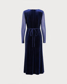 Women's Knitted Polyester Maxi Dresses - RIHOAS - 04