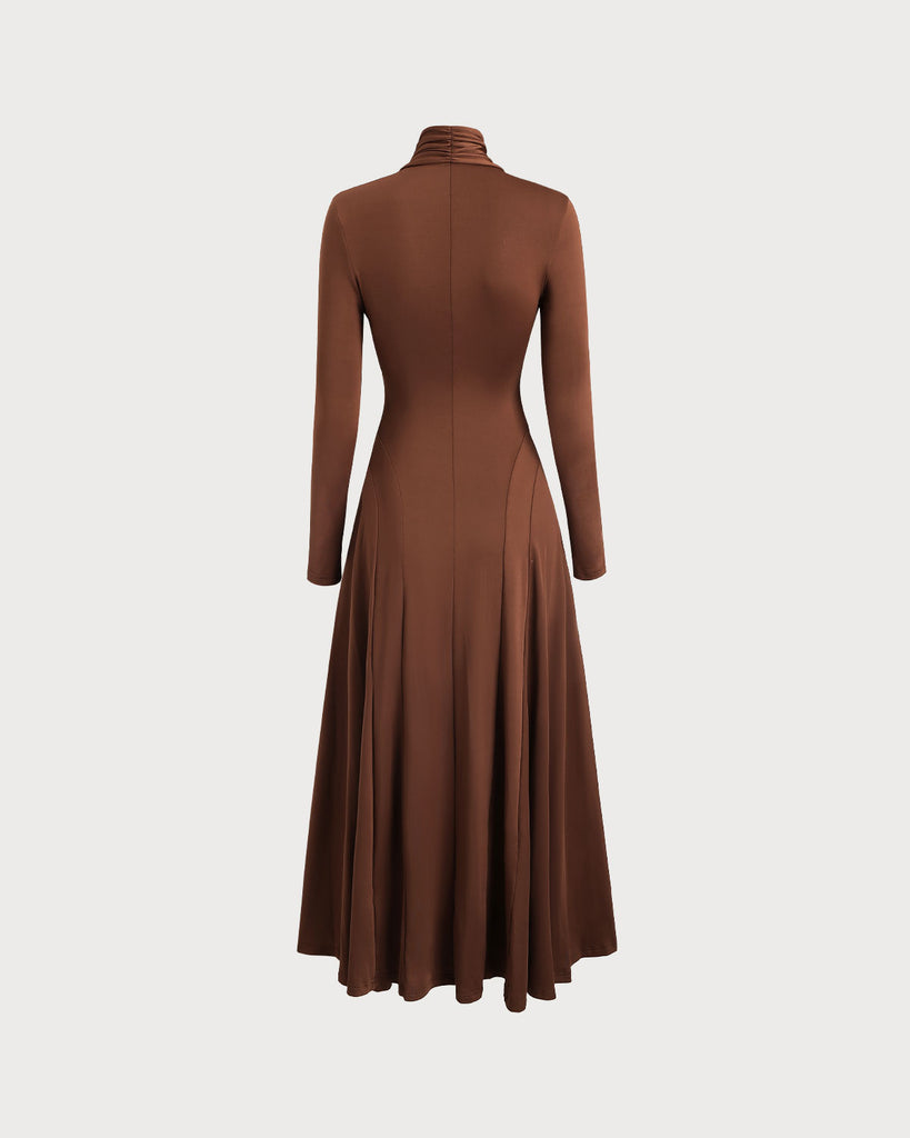 Women's Knitted Polyester Maxi Dresses Dresses - RIHOAS