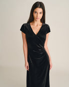 Women's Knitted Polyester Maxi Dresses - RIHOAS - 03