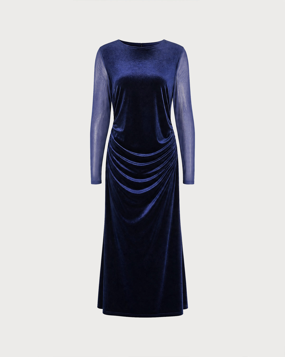 Women's Knitted Polyester Maxi Dresses - RIHOAS - 02